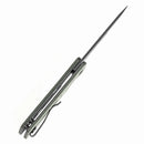 Tenable Anomaly T2038T2 – 3.14" Blackwash Nitro-V Tanto Blade, Green Micarta Handle with Liner Lock