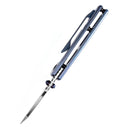 Kansept Little Main Street 2.26" Satin CPM-S35VN  Blue Anodized Titanium K2015A3