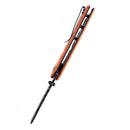 Kansept XL Korvid 3.55" 154CM Orange and Camouflage G10 T1030B3