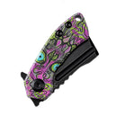 Kansept Mini Korvid 1.45" G10 with Undead Print-Purple T3030B3