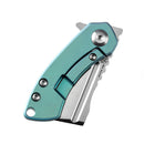 Kansept Mini Korvid 1.45" CPM-S35VN Green Anodized Titanium K3030A7