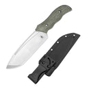 Kizer Metaproptizol Fixed Blade Survival Knife 5.59in D2 Blade Green Micarta Handles - 1054A1