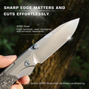 Remette WD107 3.28" M390 Titanium + Carbon Fiber