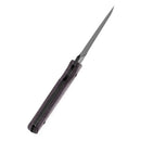 Tenable Parr G011B1 – 3.12" Blackwash CPM S35VN Drop Point Blade, Shred Carbon Fiber Handle, Liner Lock