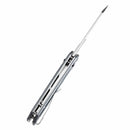 Tenable Shard 3.47" Stonewashed 14C28N Gray Aluminum with Diamond Pattern T1006V4