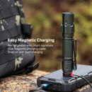 Olight Warrior Ultra 2500 Lumen Rechargeable LED Flashlight 1 * 21700 Battery - Stealth Grey