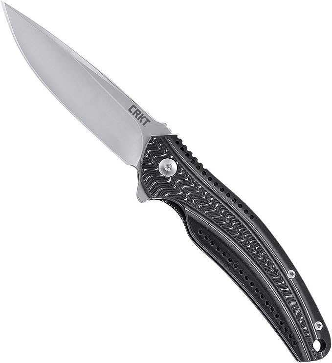CRKT K401GXP Ripple 2 Stainless Steel Folding Knife - Gray