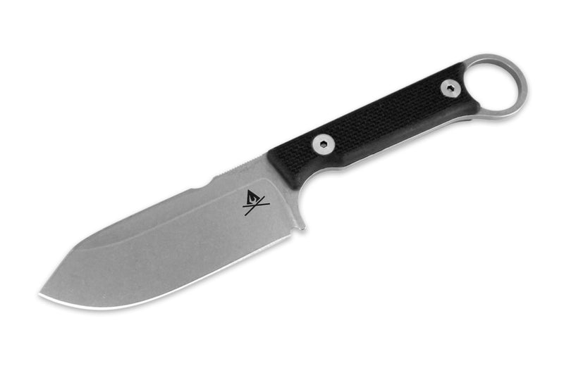 White River Knives Firecraft FC 3.5 Pro Fixed Blade Knife 3.5in S35VN Steel Black Textured G10