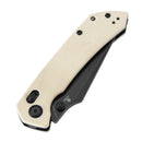 Tenable Fenrir T1034V11 – Ivory White G10, 3.48" Blackwashed Nitro-V Blade, Sparrow Knife Co. Design