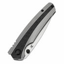 KANSEPT Thumb Stub Raven K2109A2 – Titanium & Shred Carbon Fiber, 3.13" CPM 20CV Blade, Black Bird Blades Design