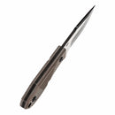 Kansept Tiny Dancer K014A2 – 3.17" CPM S35VN CNC-Milled Blade, Bronze Anodized Titanium CNC-Milled Handle, Fixed Blade by JB Stout
