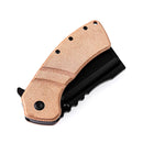 Kansept XL Korvid 3.55" 154CM Brown Micarta T1030A2