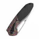 Kansept Thoth 3.43" Stonewashed CPM 20CV Blackwash Titanium + 80S Camo Carbon Purple Pink BlackK1075A1