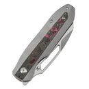 KANSEPT Thunderhead 3.58" CPM S35VN Plain Gray Green Pink K1106A4