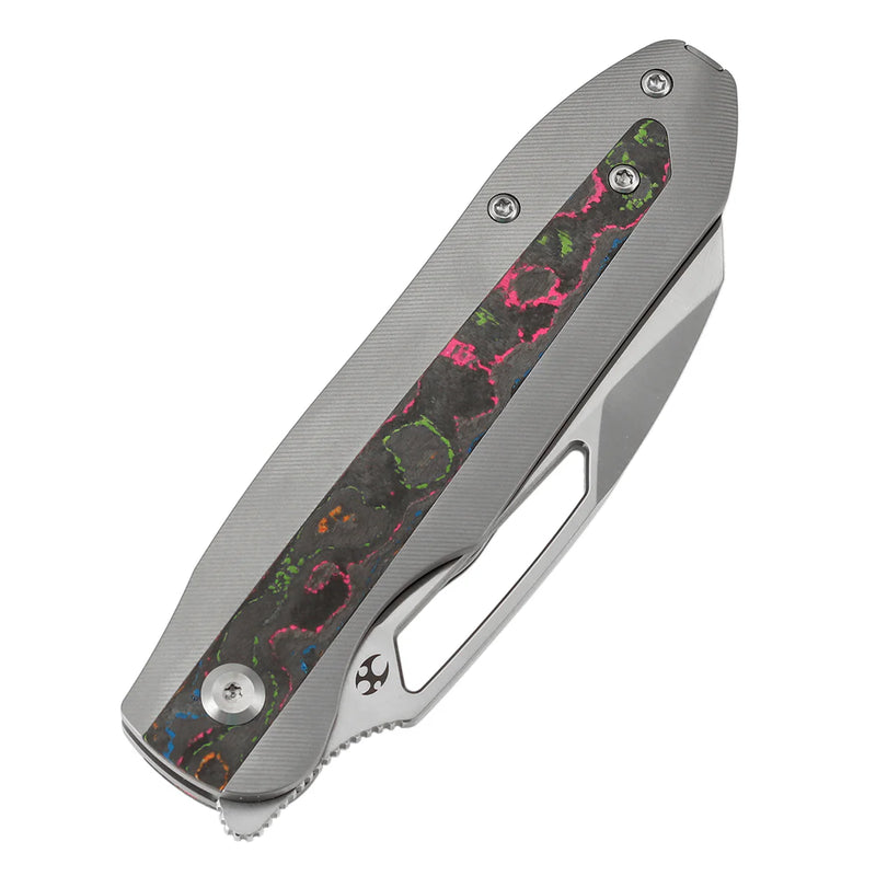 KANSEPT Thunderhead 3.58" CPM S35VN Plain Gray Green Pink K1106A4