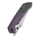 Kansept Fenrir 3.48" CPM S35VN Blackwash Titanium + Purple Micarta K1034Z1