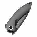 Kansept ODD 21 K1077A7 – 3.08" Mirror DLC CPM 20CV Blade, Mirror DLC Titanium Handle, Titanium Frame Lock (Tuff Knives Design)