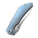 Kansept Tipper 3.38" CPM S35VN Blue Anodized Titanium Plain Blue K1079A1
