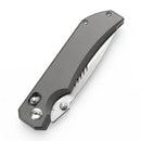 Kansept Eaglestrike 3.73" CPM S35VN Bead Blasted Titanium Plain K1095V3