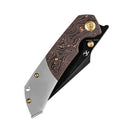 Kansept Fenrir K1034A9 – 3.48″ CPM‑S35VN Flipper/Thumb‑Hole Knife with Copper Carbon‑Fiber & Titanium Handle