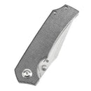 Tenable Fermi T1122A3 – 3.11" Stonewashed 14C28N Blade, Black Micarta Handle with Liner Lock