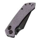 Tenable Fenrir T1034V4 – Purple Micarta, 3.48" Blackwashed Nitro-V Blade, Sparrow Knife Co. Design