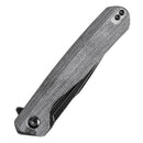 Kansept Qilin 3.43" Blackwash 154CM Black Micarta Handles - T1047A1