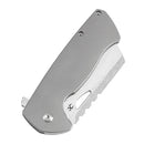 Kansept Leviathan 3.9'' Stonewashed CPM S35VN Bead Blasted Titanium K1083A1