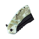Kansept XL Korvid 3.55" 154CM Jade and Camouflage G10 T1030B2