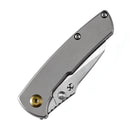 Kansept Little Main Street 2.26" Stonewashed CPM-S35VN Titanium Gray K2015A1