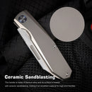 REMETTE RT-Squirrel Folding Knife – M390 Premium Blade with Titanium Handle | RTDP-G