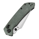Tenable Fenrir T1034V1 – Green Micarta, 3.48" Stonewashed Nitro-V Blade, Sparrow Knife Co. Design