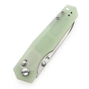 Tenable Beaver 3.44" Stonewashed Nitro-V Blade Jade G10 T1105V4