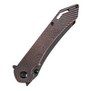 Tenable Colibri Tech T1060A1 – 4.34" Blackwash Nitro-V Blade, Black & Red G10 Handle