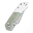 Tenable Fenrir T1034S7 – 3.45" Stonewashed 14C28N Blade, Jade G10 + Plain Aluminum Handle