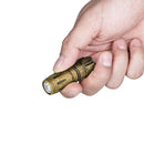 Olight i18 Brass USB-C Rechargeable EDC Keychain Flashlight