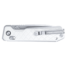 SRM Rubik - 3.4" Brushed Blade - White G10 Handle - 7228B-GT