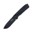 SRM Rubik - 3.4" Black Stonewash Blade - Black G10 Handle - 7228L-GB