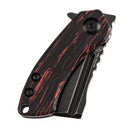Kansept Mini Korvid 1.45" Blackwash CPM S35VN Red and Black G-mascus K3030S1