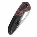 Kansept Thoth 3.43" Stonewashed CPM 20CV Blackwash Titanium + 80S Camo Carbon Purple Pink BlackK1075A1