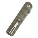 Kansept BTF 3.24" Stonewashed CPM S35VN Green G10 K1064A1