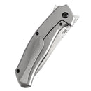 Kansept HAVÃƒËœRN 3.48" CPM S35VN Titanium + Rose Pattern Black & White Carbon Fiber Black and white K1069A2