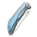 Kansept Tipper 3.38" CPM S35VN Blue Anodized Titanium Plain Blue K1079A1