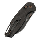 Kansept Model 6 K1022V1 – 3.1" CPM S35VN Blade, Shred Carbon Fiber Handle with Crossbar Lock (Nick Swan Design)