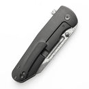 Kansept Superhawk 3.89" Blackwash Titanium Black Damascus K1084A3