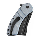 Kansept XL Korvid 3.55" 154CM Blue Micarta T1030A8