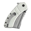 Kansept XL Korvid 3.55" 154CM White G10 T1030A9