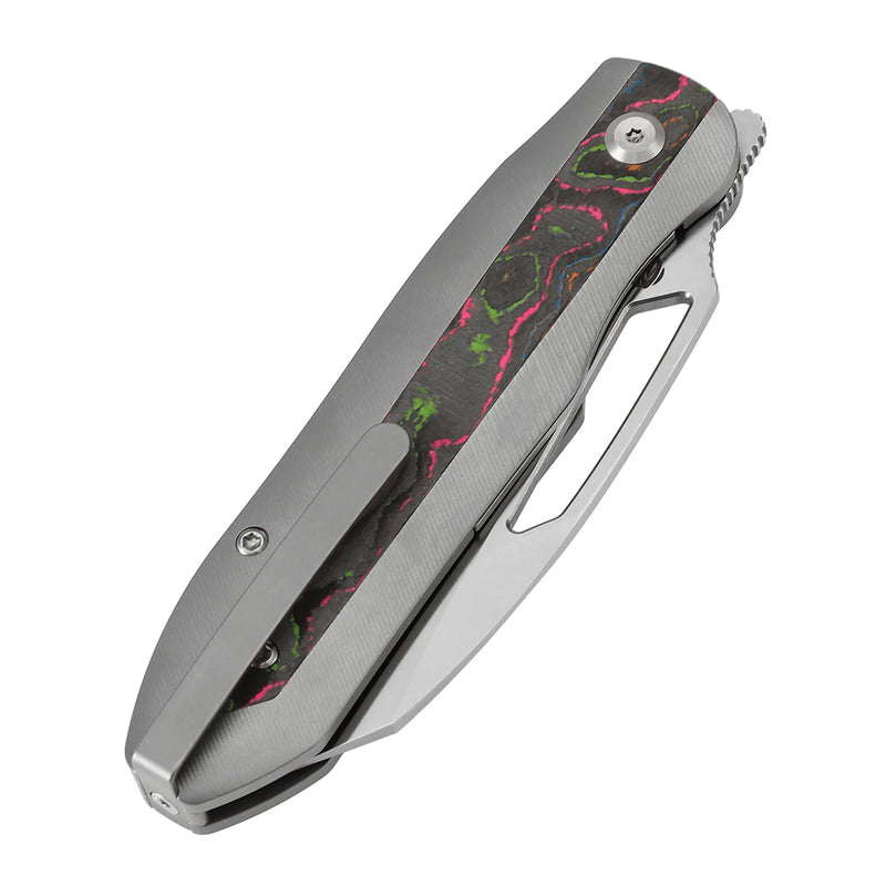 KANSEPT Thunderhead 3.58" CPM S35VN Plain Gray Green Pink K1106A4