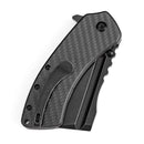 Kansept XL Korvid 3.55" CPM S35VN Carbon Fiber and G10 Black K1030A10