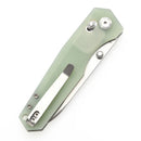 Tenable Beaver 3.44" Stonewashed Nitro-V Blade Jade G10 T1105V4